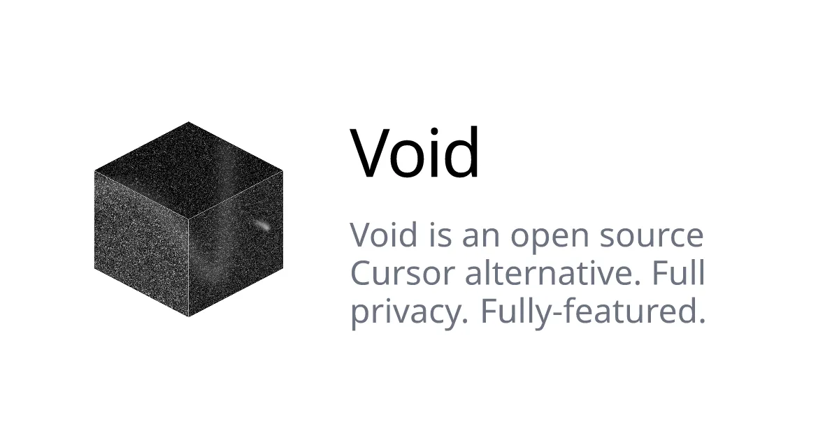 Void Editor Agent's User Interface